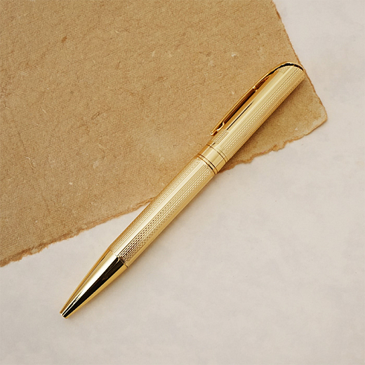 Luxusní pero Leopold zlaté v dárkové krabičce
