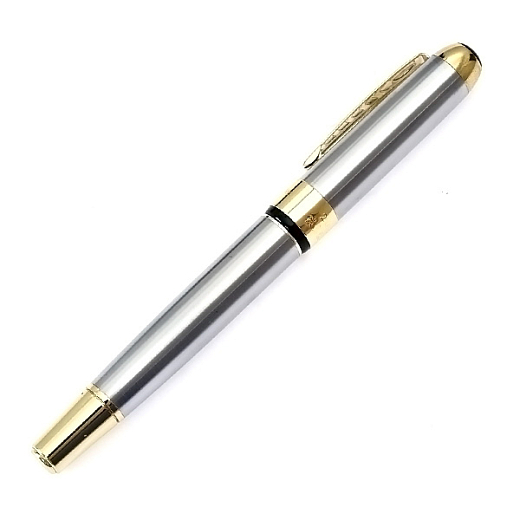 Luxusní plnící pero Modern stříbrné v dárkové krabičce