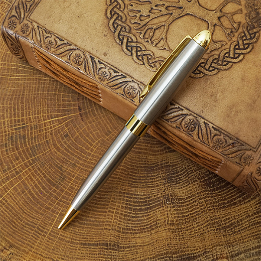 Luxusní kuličkové pero Horizon stříbrno zlaté v dárkové krabičce