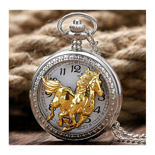 Kapesní hodinky cibule Kůň