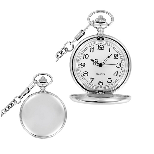 Kapesní hodinky Cibule retro stříbrné
