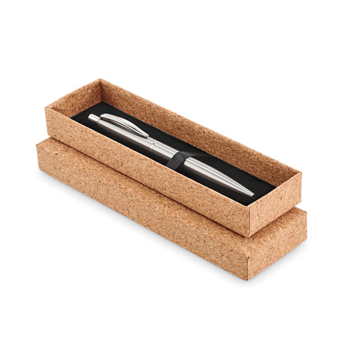 Luxusní pero Classic stříbrné v korkové dárkové krabičce