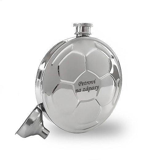 Placatice stříbrná 135 ml Fotbalový míč